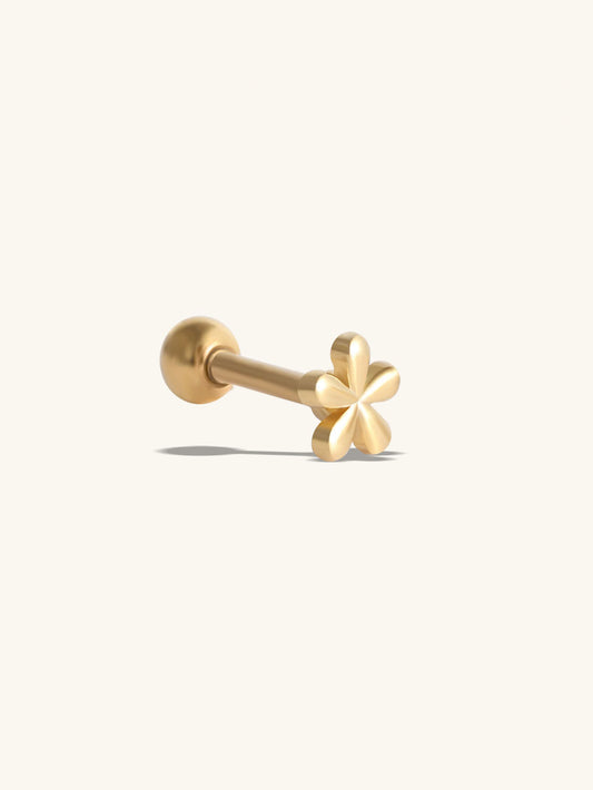 G23 Titanium Waterproof Dainty Floral Stud Earring