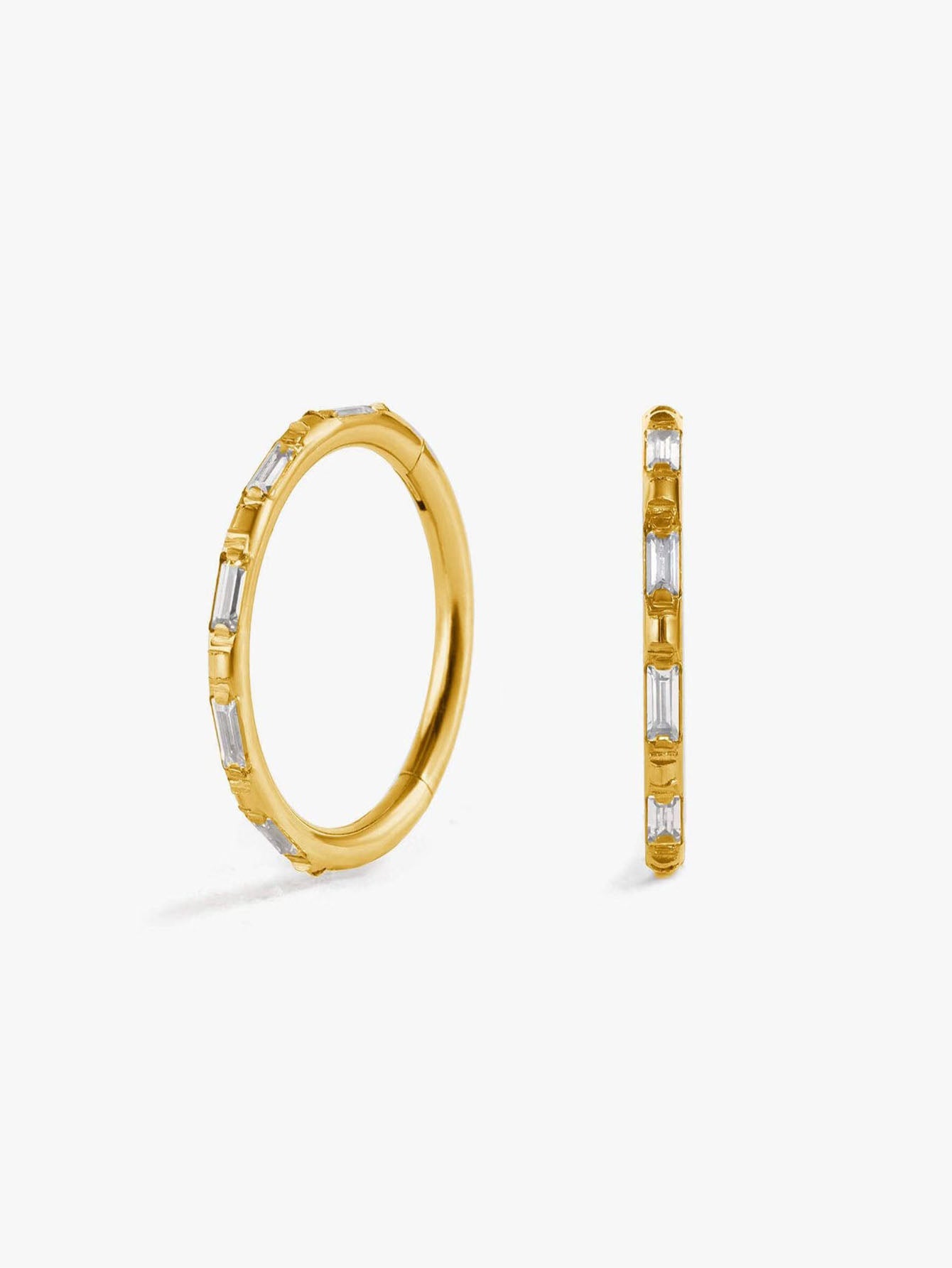 G23 Titanium Waterproof Bamboo Joint Cartilage Hoop – Multiple Sizes