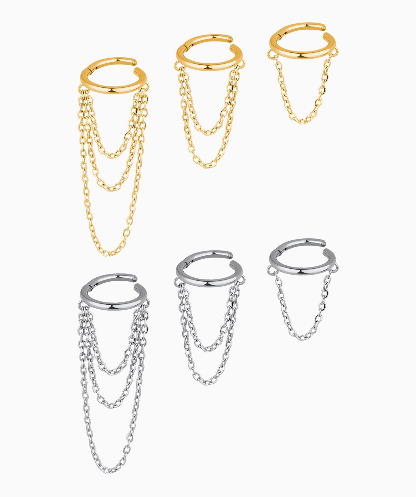 G23 Titanium Waterproof Chain Clicker Hoop