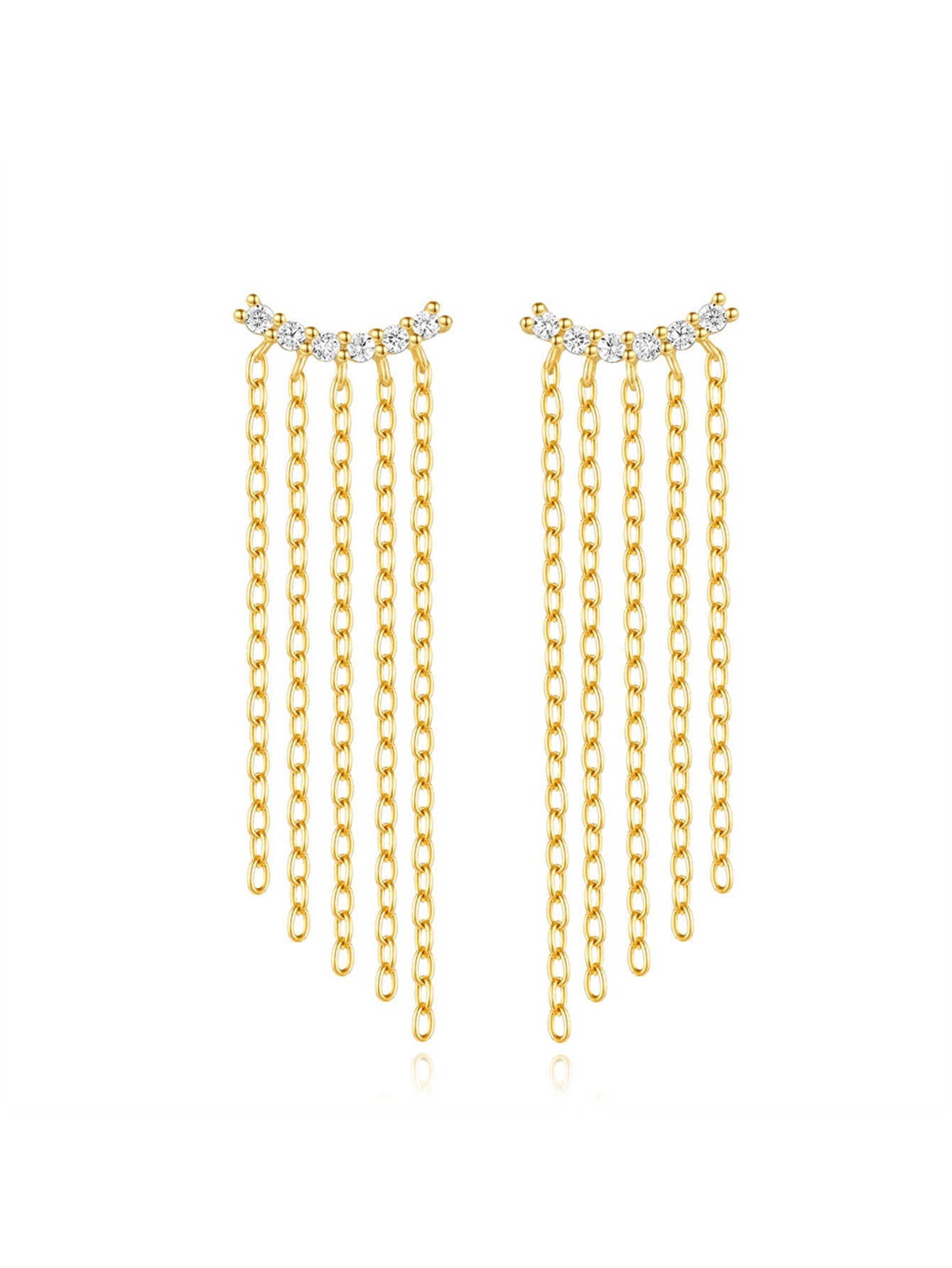 S925 Cross Tassel Pendant Earrings Series