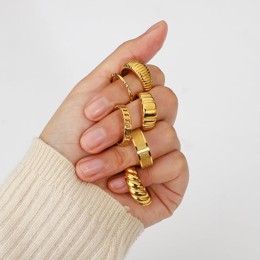 18K Gold Plated Ring Series