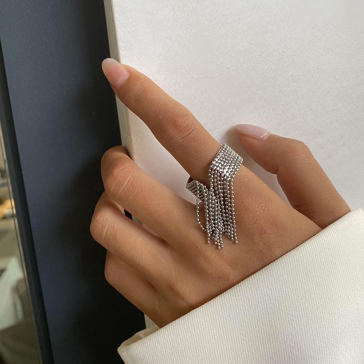 Gold Tassel Ring