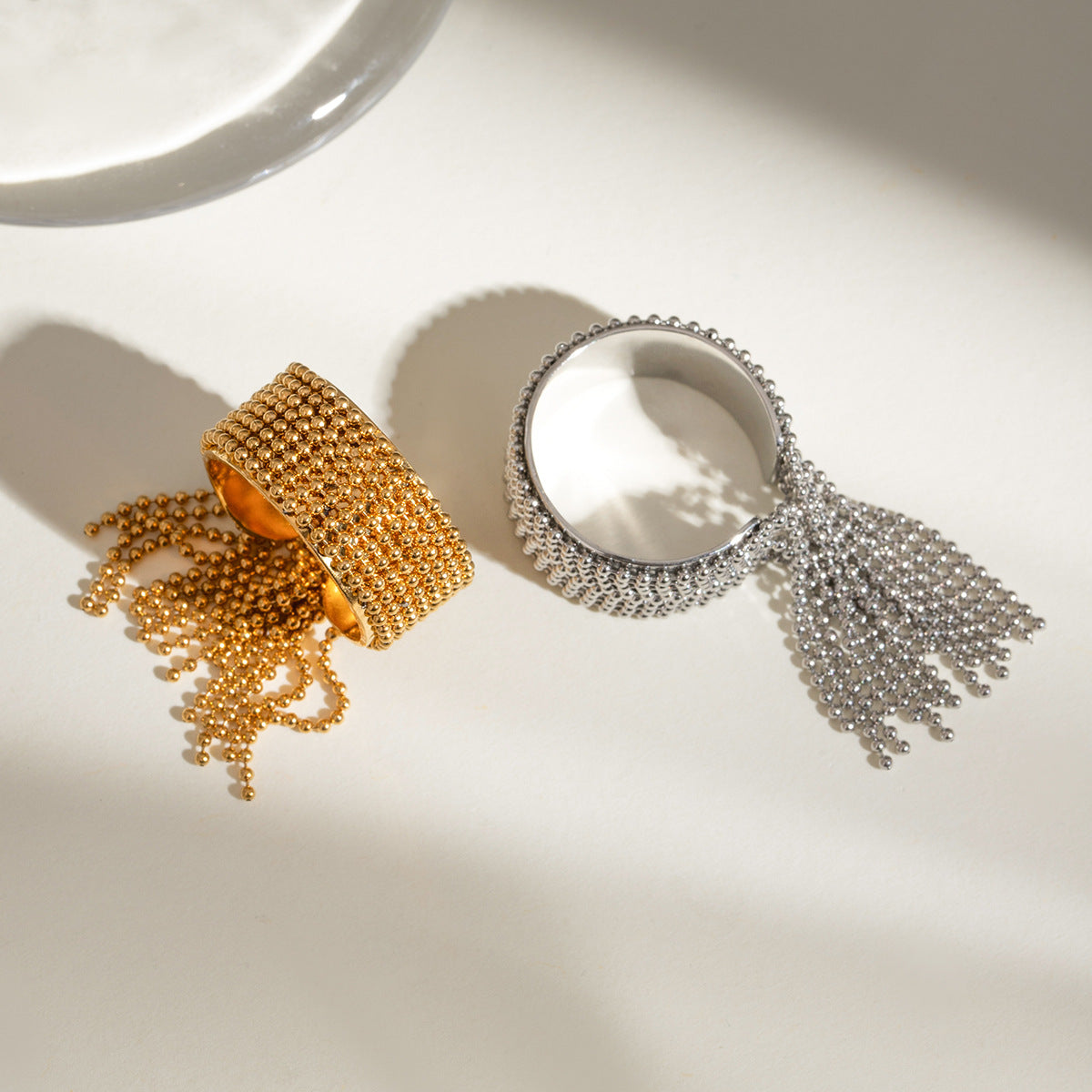 Gold Tassel Ring