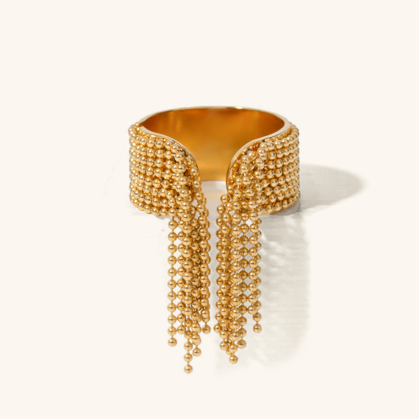 Gold Tassel Ring