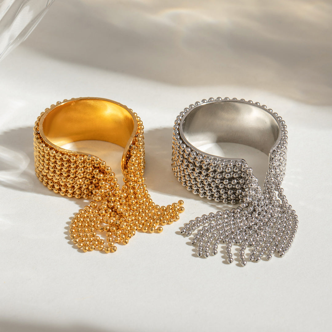 Gold Tassel Ring