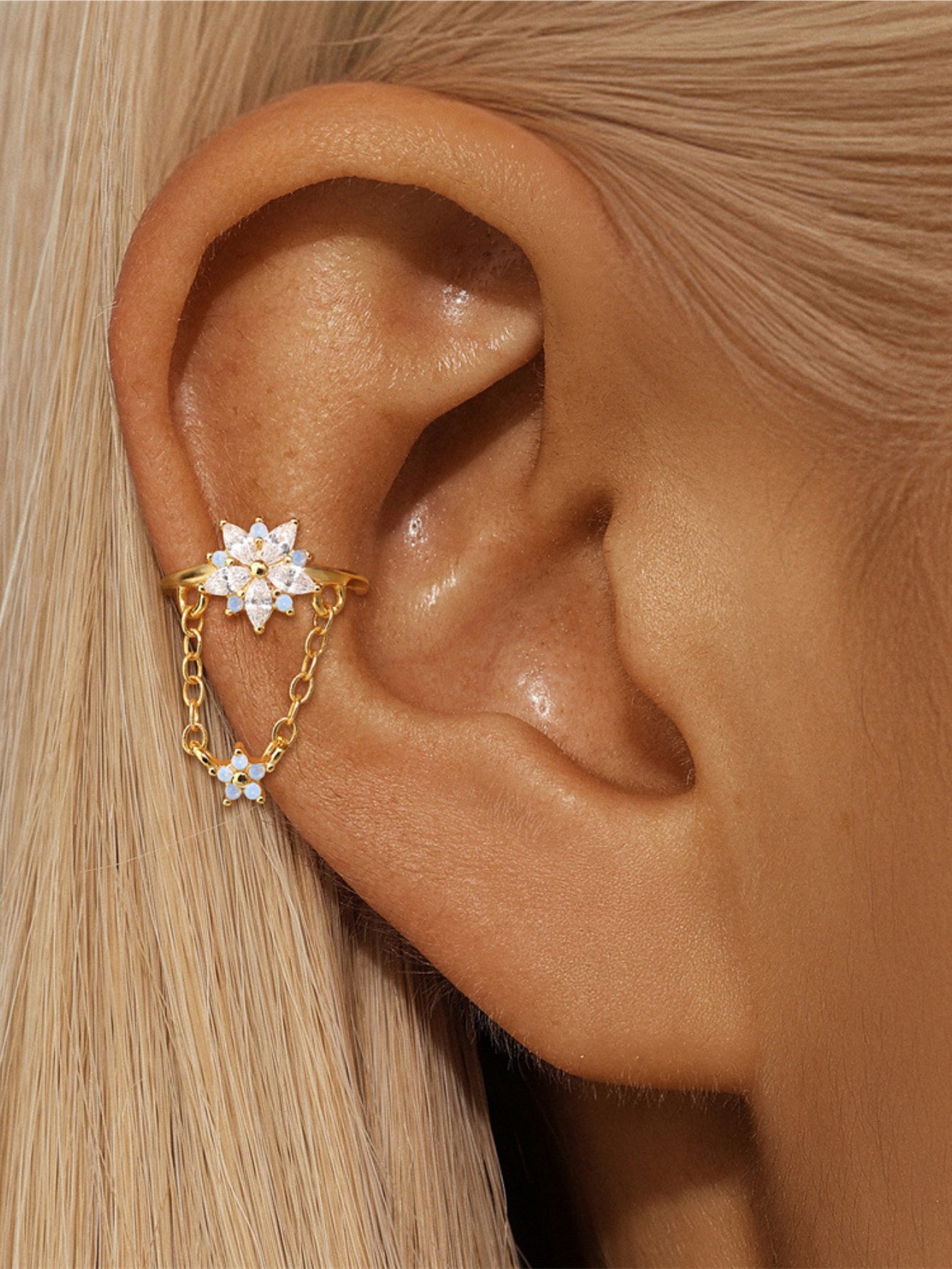 S925 Sterling Silver Drops Star Tassel Studs Piercing Earrings Series