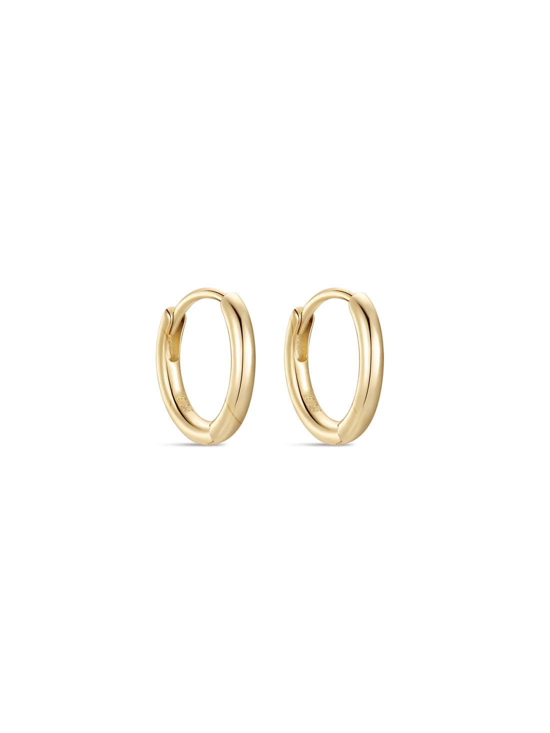 925 Sterling Silver Multi Size Hoop Huggie Earrings