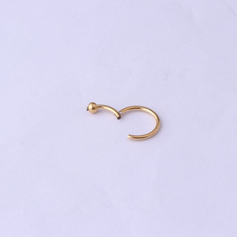 G23 Titanium Waterproof Classic Hoop – For Ear or Nose Piercings