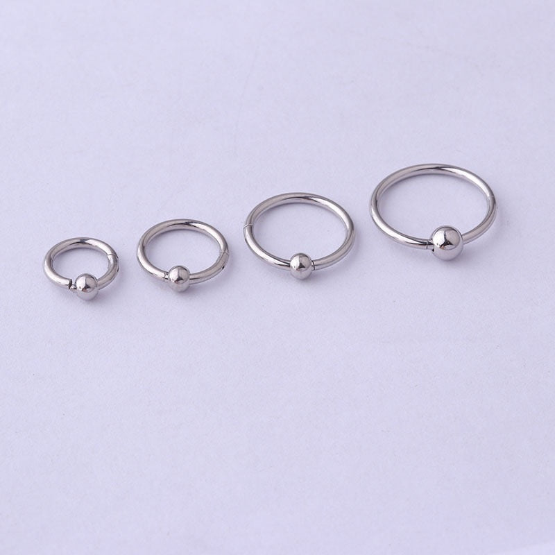 G23 Titanium Waterproof Classic Hoop – For Ear or Nose Piercings