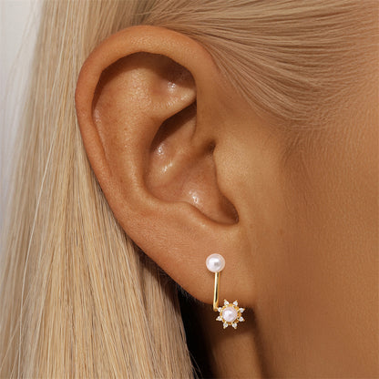 S925 Sterling Silver Drops Star Tassel Studs Piercing Earrings Series