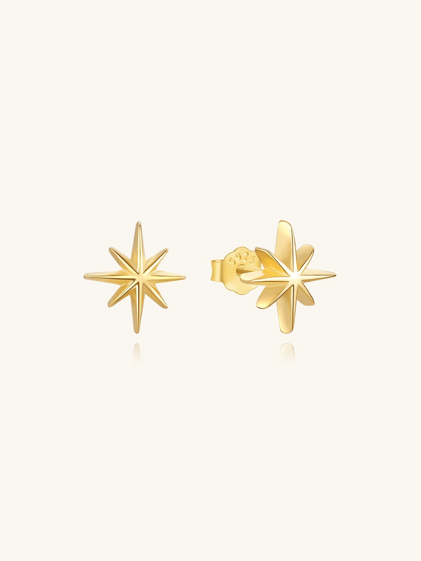 925 Sterling Silver Butterfly Flower Zirconia Pierced Earrings