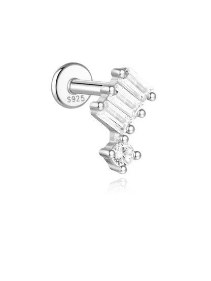 925 Sterling Silver Piercing Studs Earrings Series