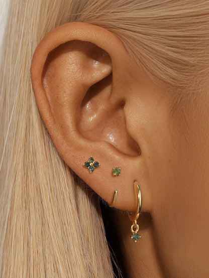 S925 Sterling Silver Diamond Cartilage Earrings