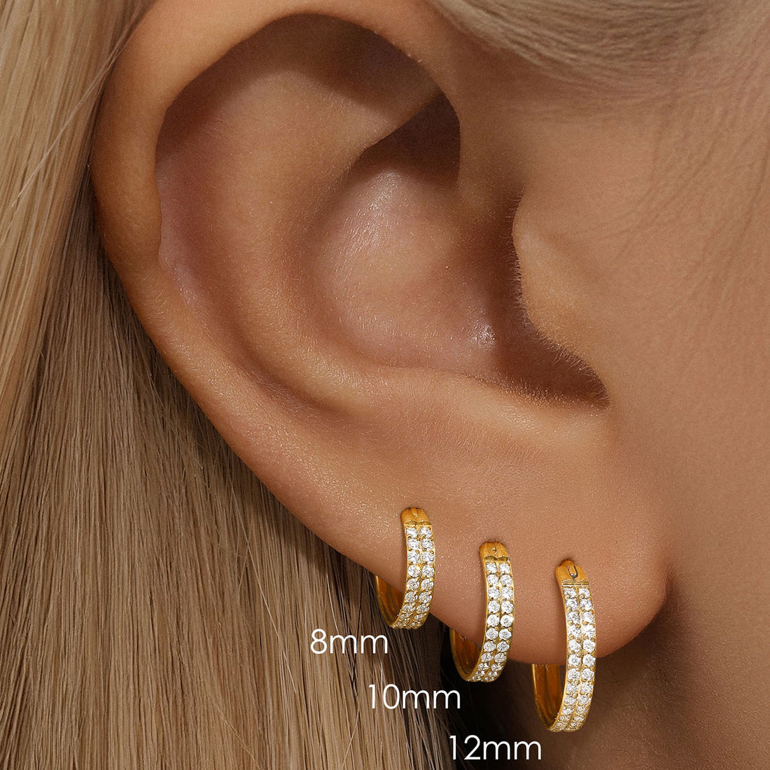 G23 Titanium Waterproof  16G Wide Cartilage Hoop