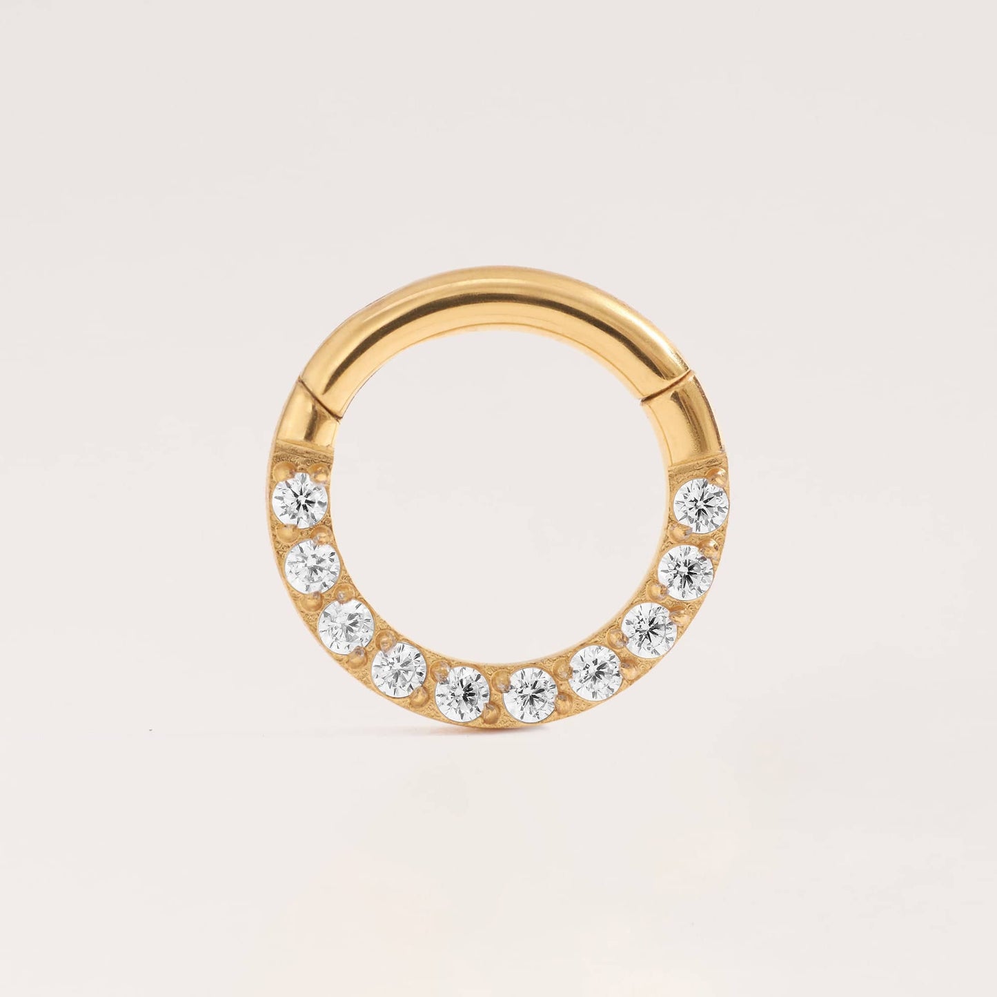 G23 Titanium Waterproof Crystal Clicker for Daith & Septum