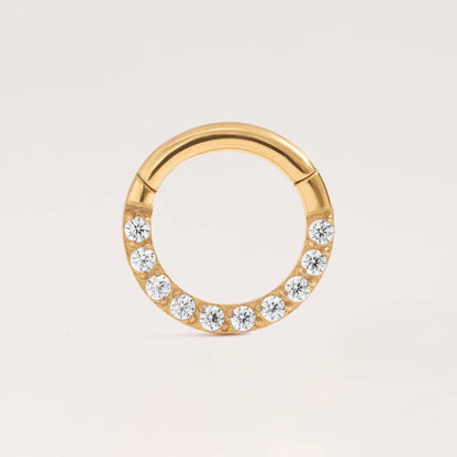 G23 Titanium Waterproof Crystal Clicker for Daith & Septum