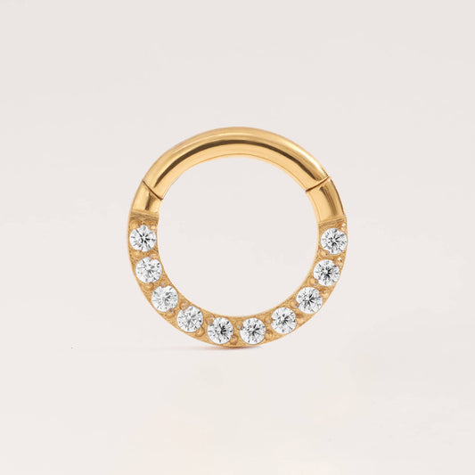 G23 Titanium Waterproof Crystal Clicker for Daith & Septum