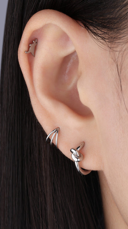 G23 Titanium Waterproof Three Layer Clicker Hoop