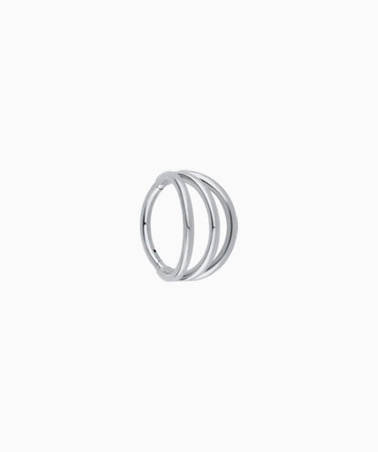 G23 Titanium Waterproof Three Layer Clicker Hoop