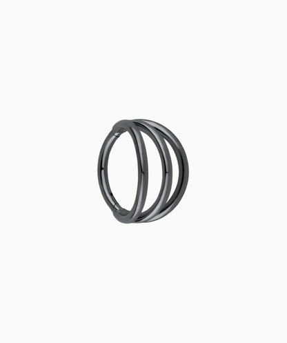 G23 Titanium Waterproof Three Layer Clicker Hoop