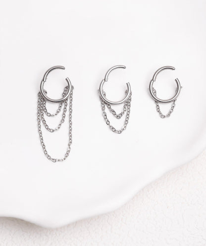 G23 Titanium Waterproof Chain Clicker Hoop