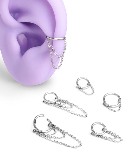 G23 Titanium Waterproof Chain Clicker Hoop