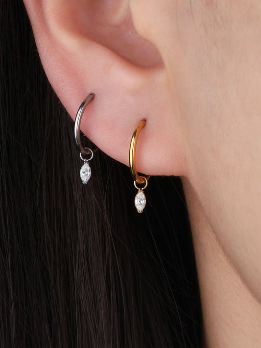 G23 Titanium Waterproof Drop Earrings