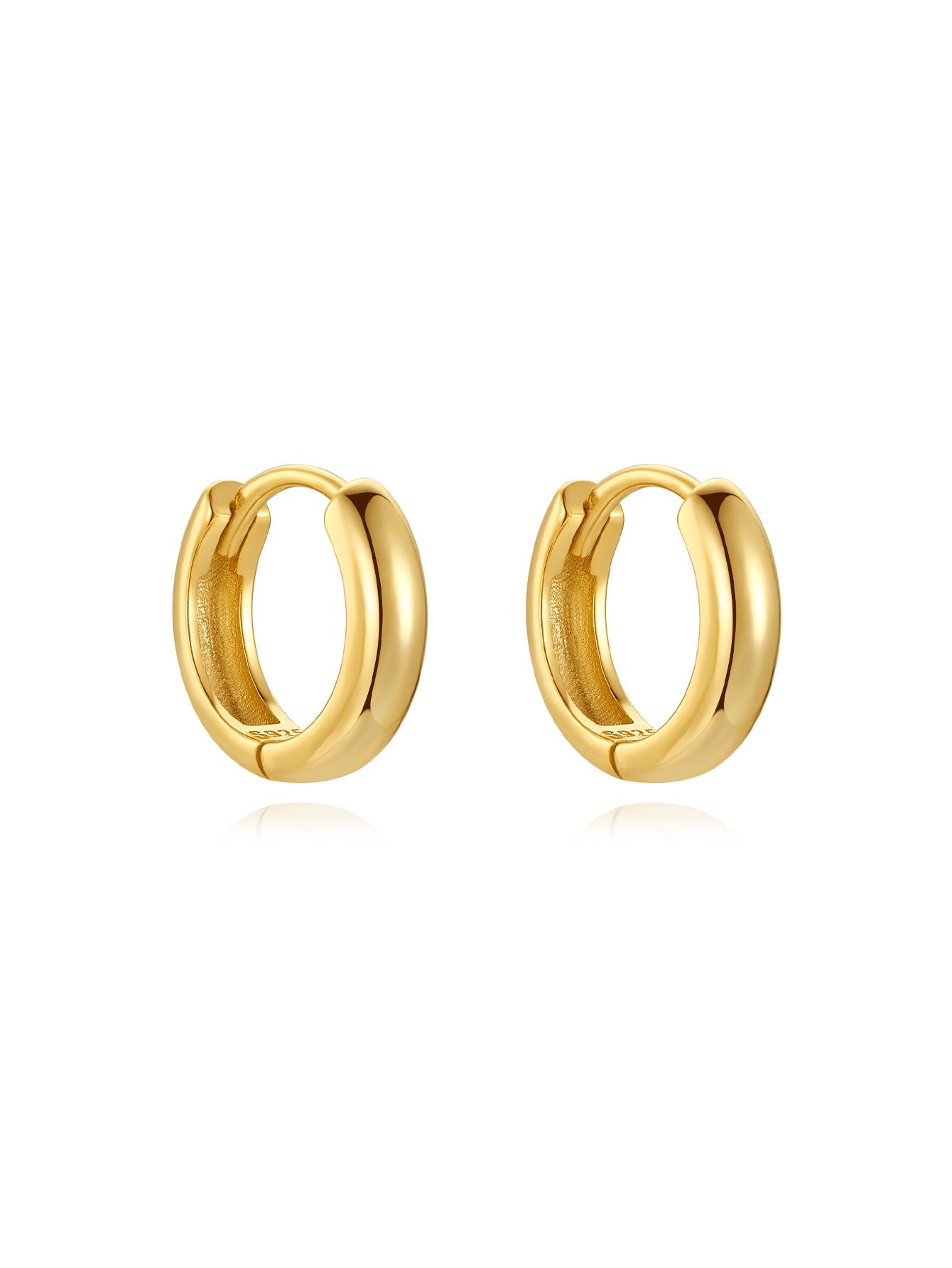 S925 Sterling Silver Multiple Sizes Hoop Earrings