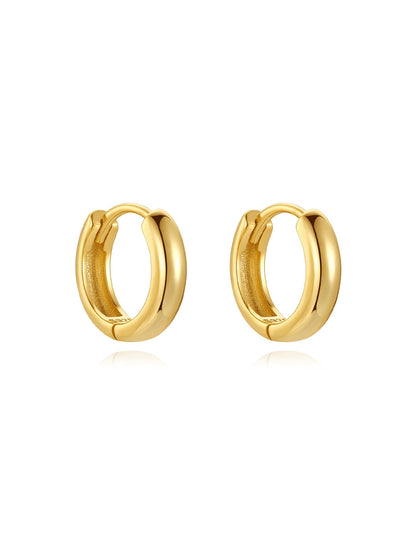 S925 Sterling Silver Multiple Sizes Hoop Earrings