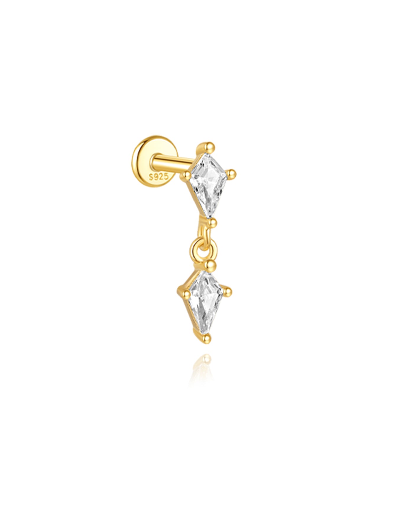 S925 Gorgeous Ice Crystal Pendant Earring Series