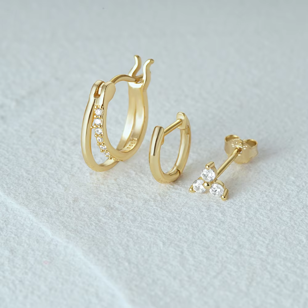 S925 Classy Earring Set
