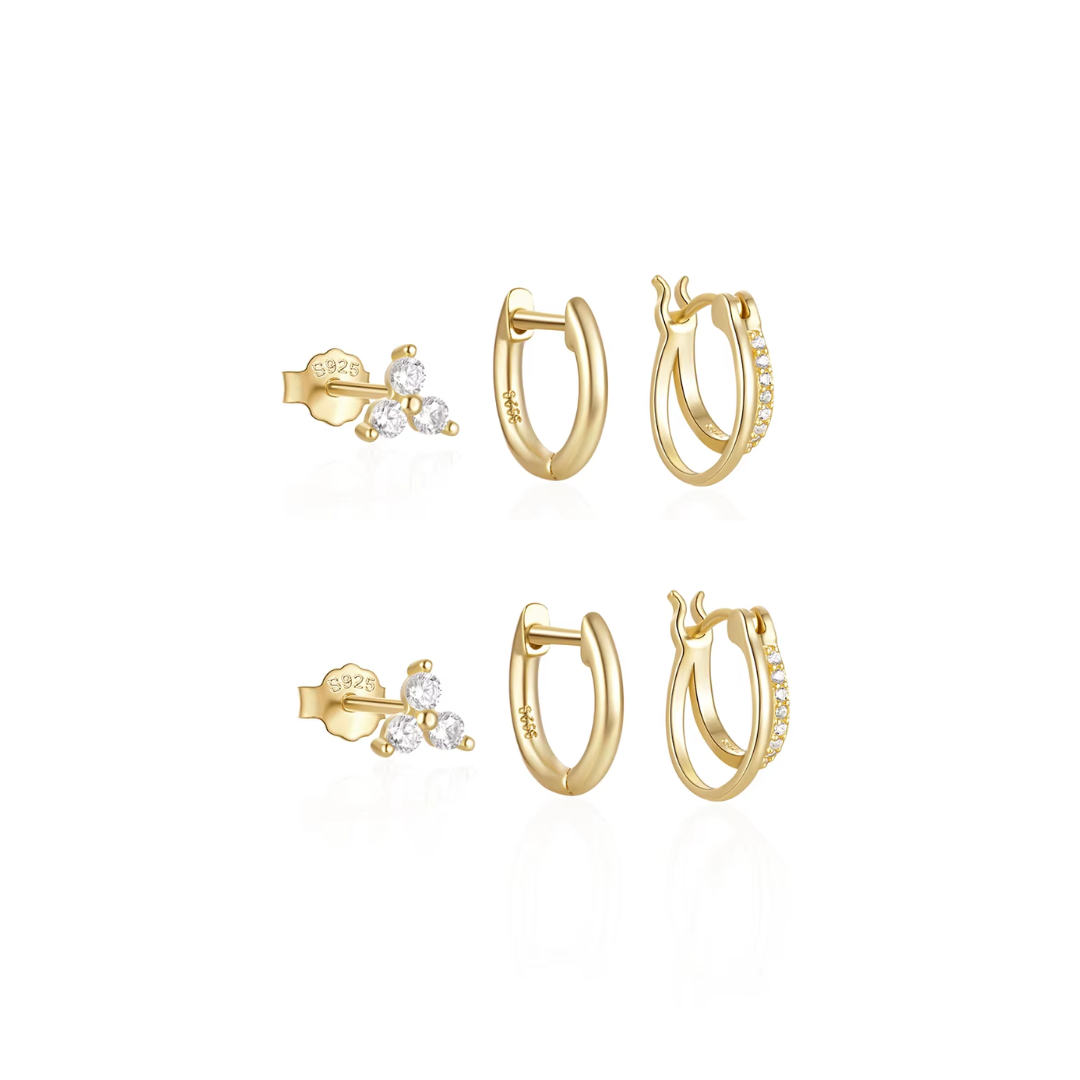 S925 Classy Earring Set