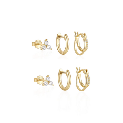 S925 Classy Earring Set