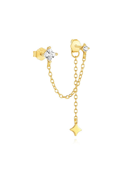 S925 Fantasy Clover Pendant Earrings Series