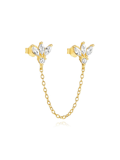 S925 Fantasy Clover Pendant Earrings Series