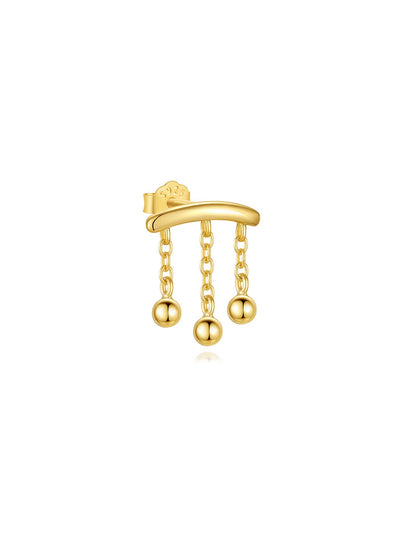 S925 Cross Tassel Pendant Earrings Series