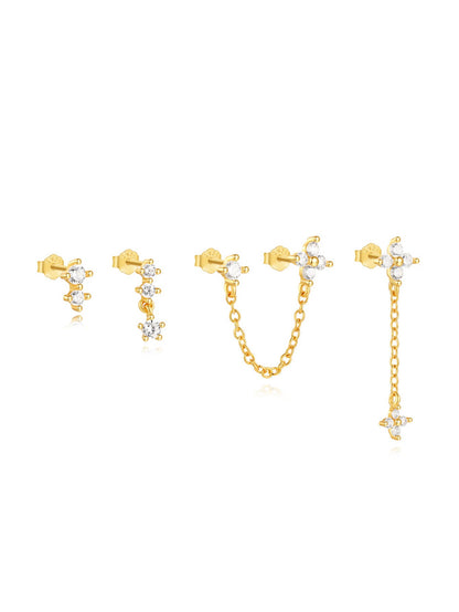 S925 Exquisite Waterproof Tassel Earrings Series