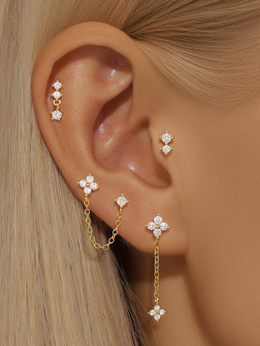S925 Exquisite Waterproof Tassel Earrings Series