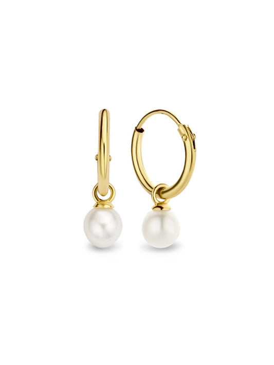 S925 Sterling Silver Freshwater Pearl Drop Earrings