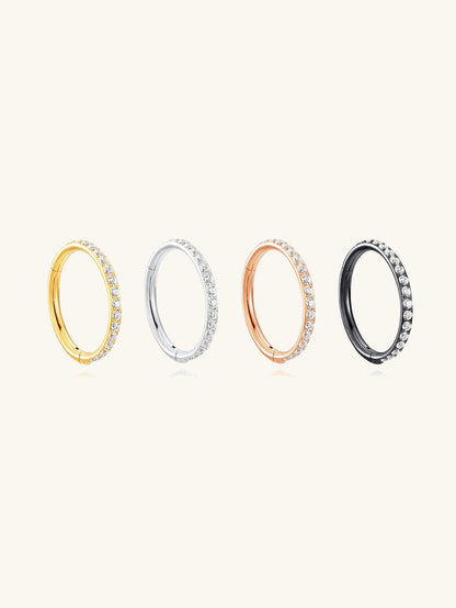 G23 Titanium Waterproof Multiple Sizes Cartilage Hoop