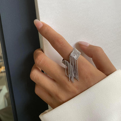 Gold Tassel Ring