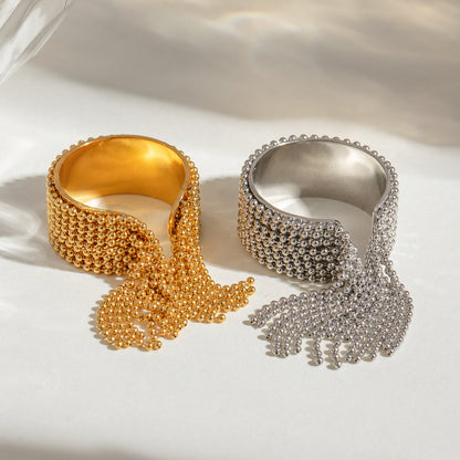Gold Tassel Ring