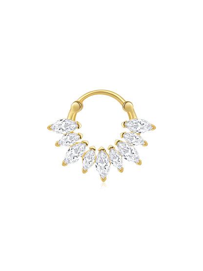 925 Sterling Silver Fashionable Versatile Flower Earring Series