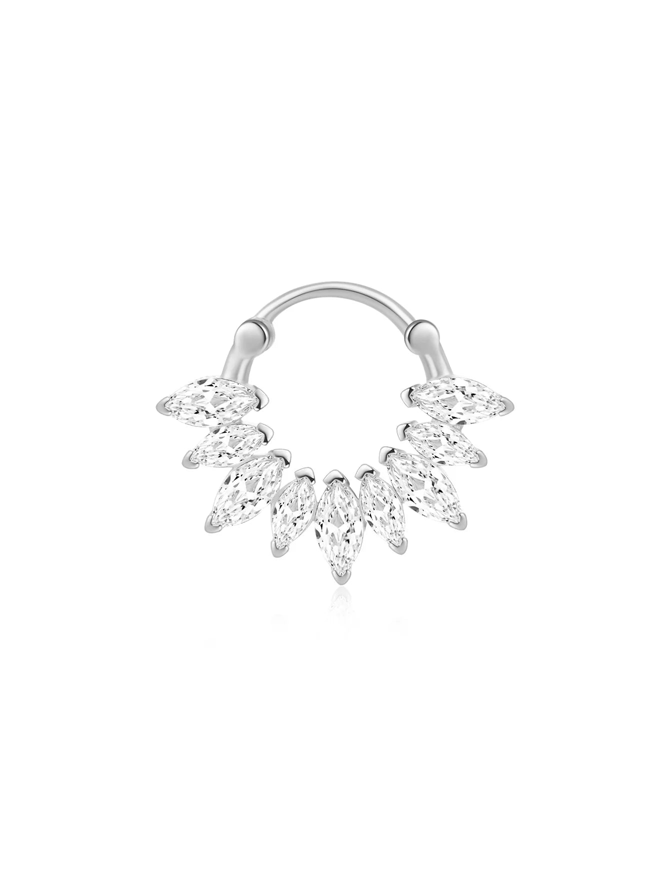 925 Sterling Silver Fashionable Versatile Flower Earring Series