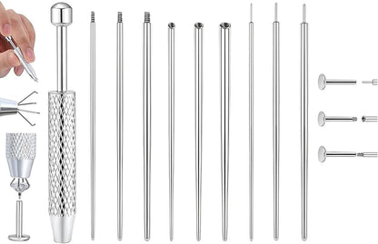 Titanium Piercing Insertion Tool 10 Pieces of Set