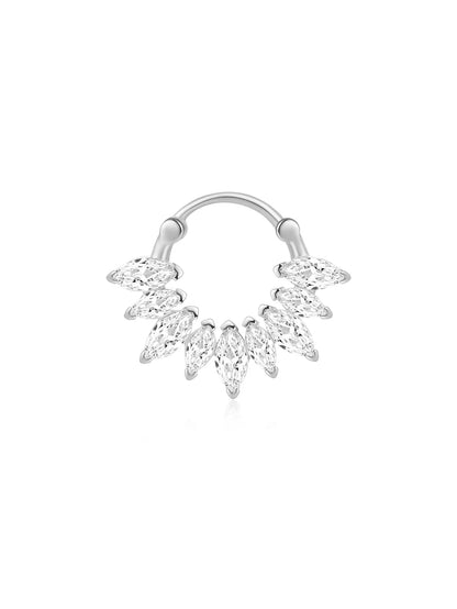 925 Sterling Silver Butterfly Flower Earring Set