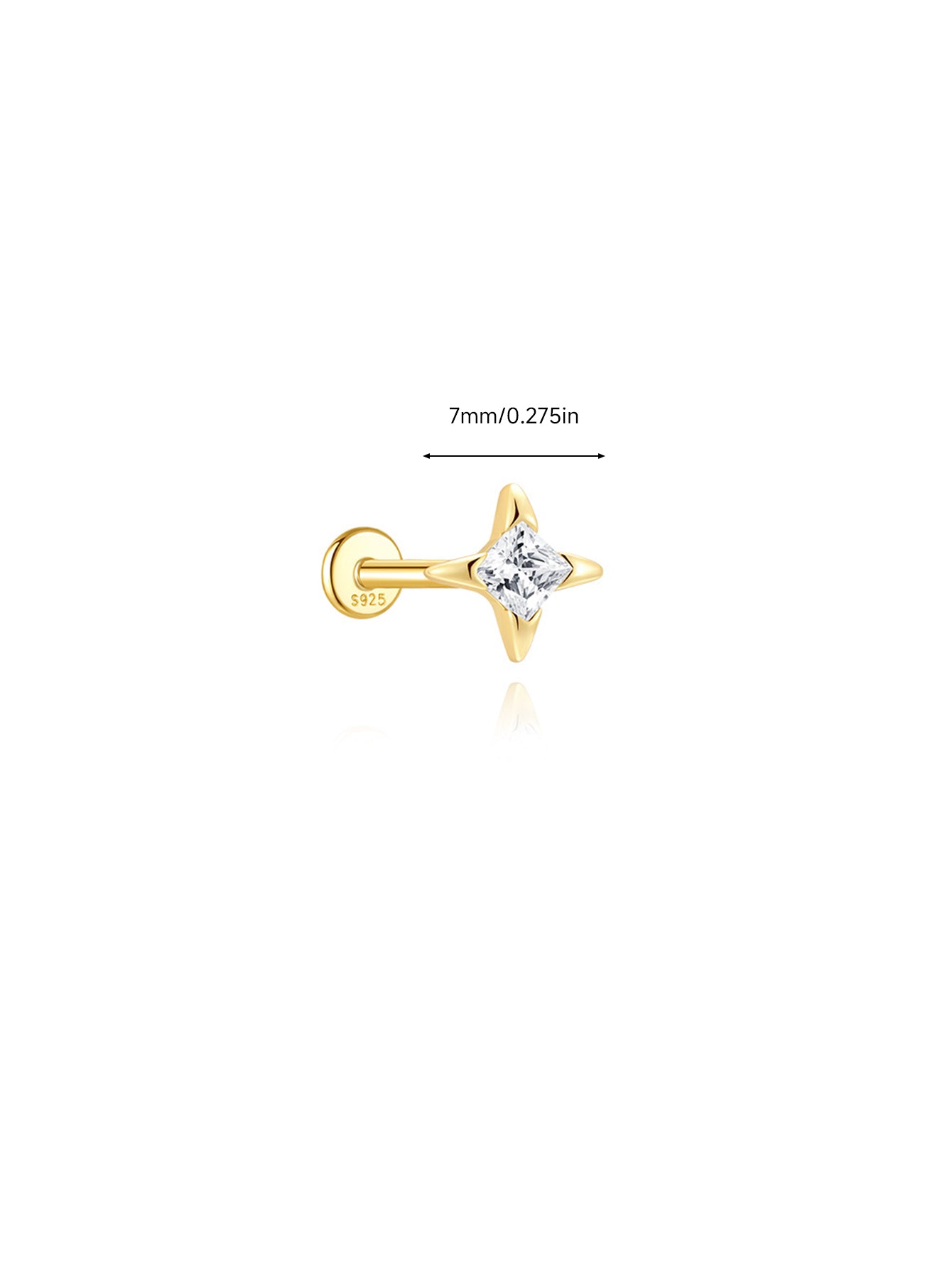 925 Sterling Silver Leaf Vine Ear Stack
