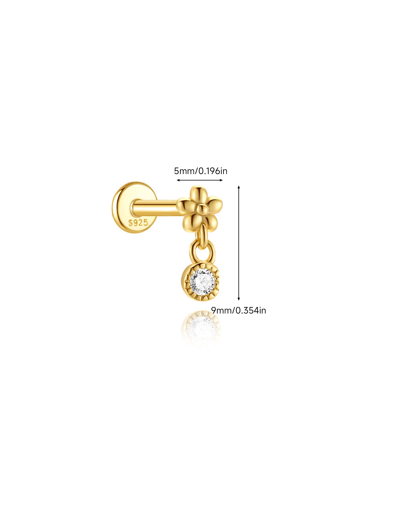 925 Sterling Silver Celestial & Heart Curated Ear Stack