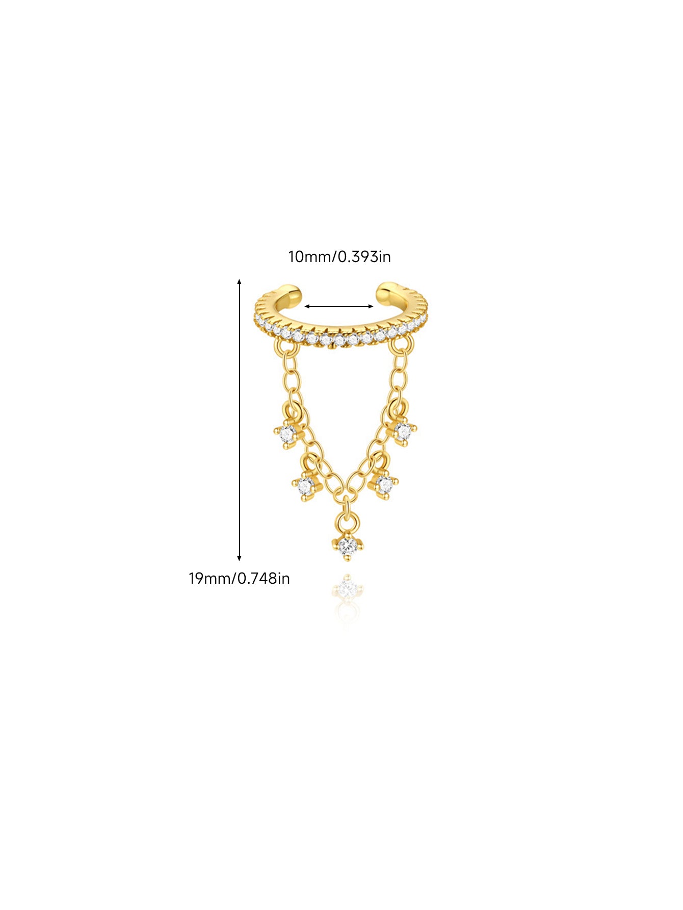 925 Sterling Silver Flower & Celestial Ear Stack