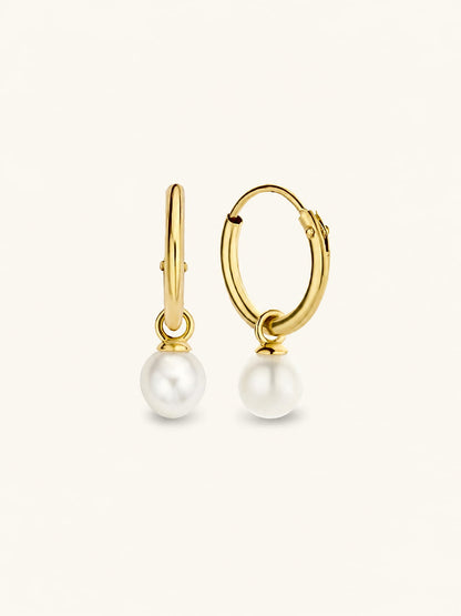 925 Sterling Silver Freshwater Pearl Drop Earrings